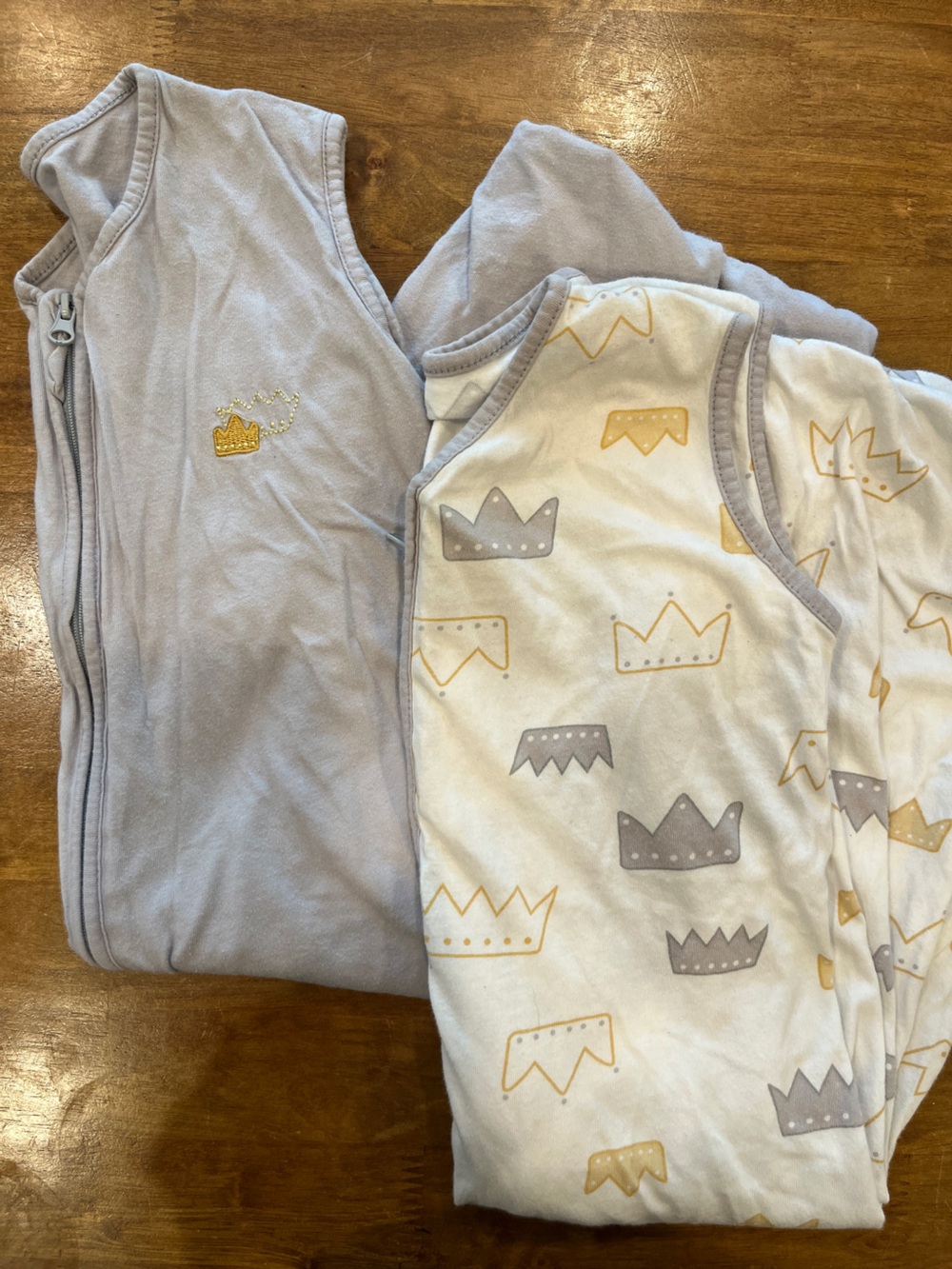 2 Lightweight Cotton Sleep Sacks 6-12 Months